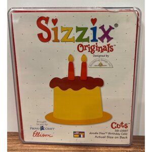Sizzix Originals 38-0997 Birthday Cake Die by doodlebug design inc